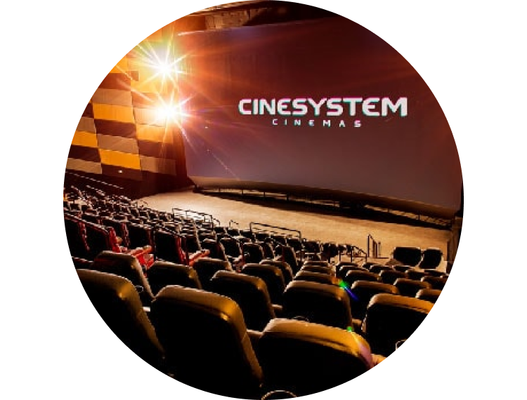 Ingresso de cinema 2D da Cinesystem - Só pontos